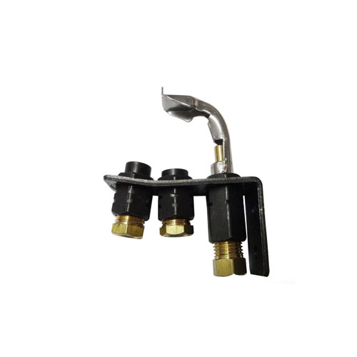 Gas pilot burner flame